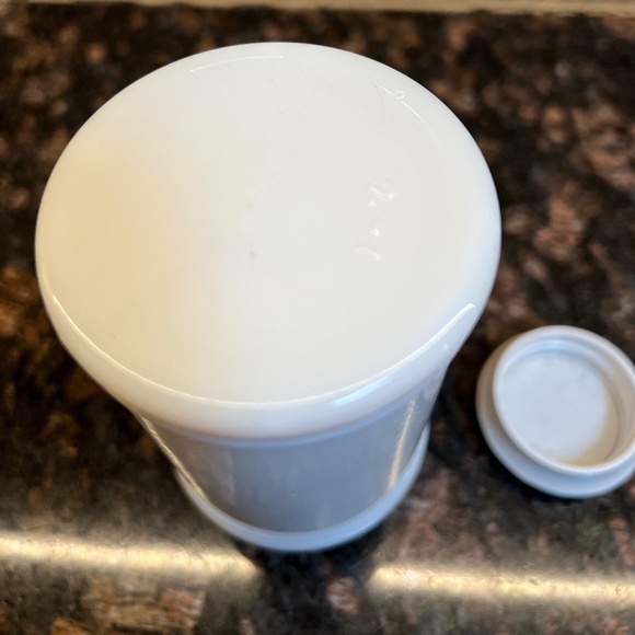Vintage Milk Glass Apothecary Jar - EUC - Picture 5 of 6